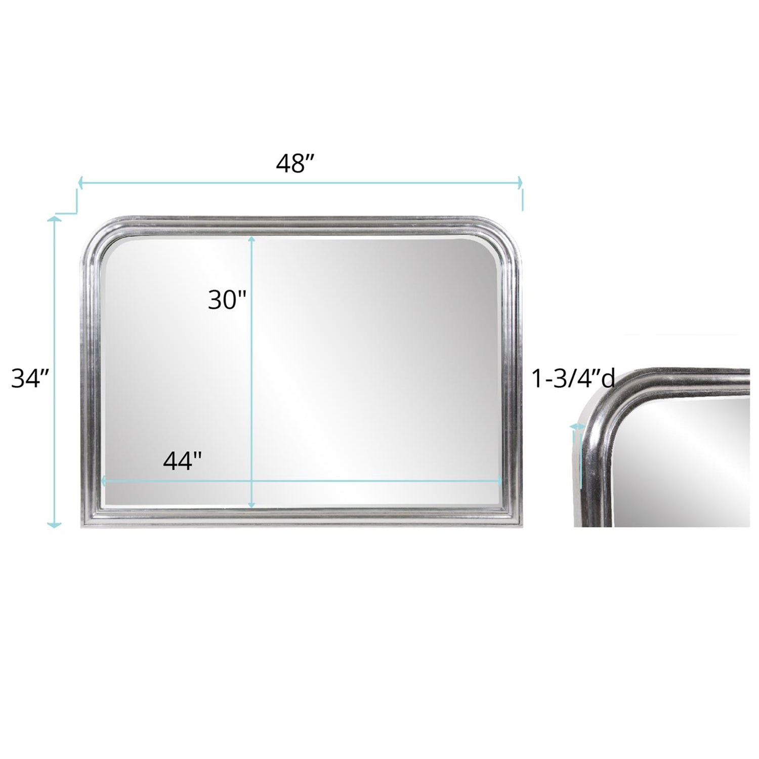 French Philippe Mantel Mirror