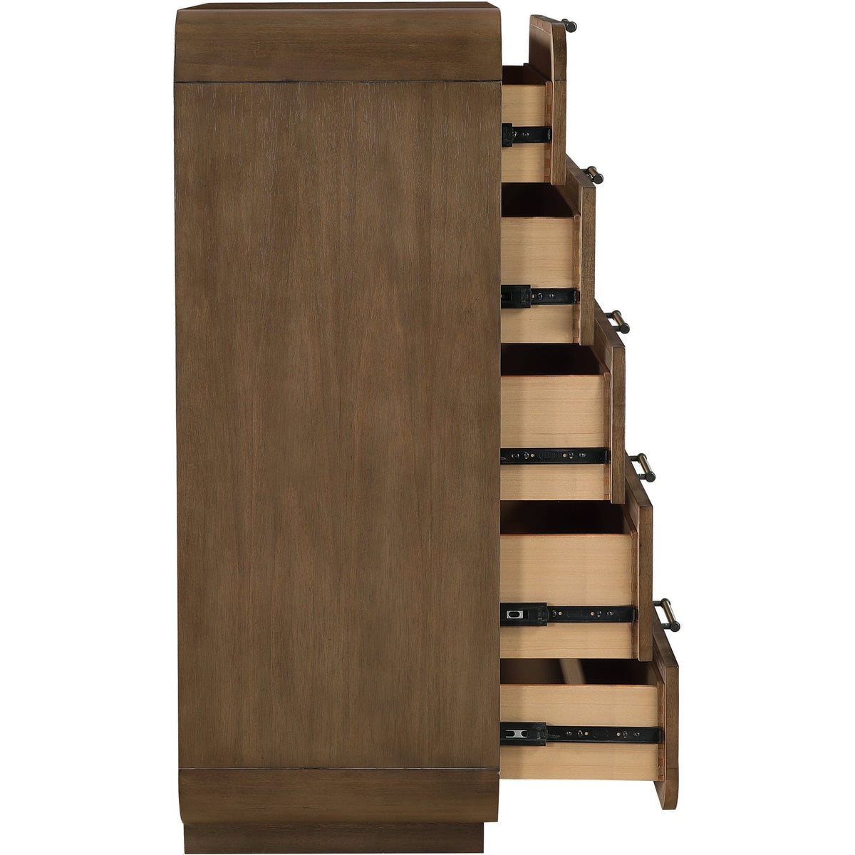 Windsor Brown Natural Cane And Solid Wood Chest