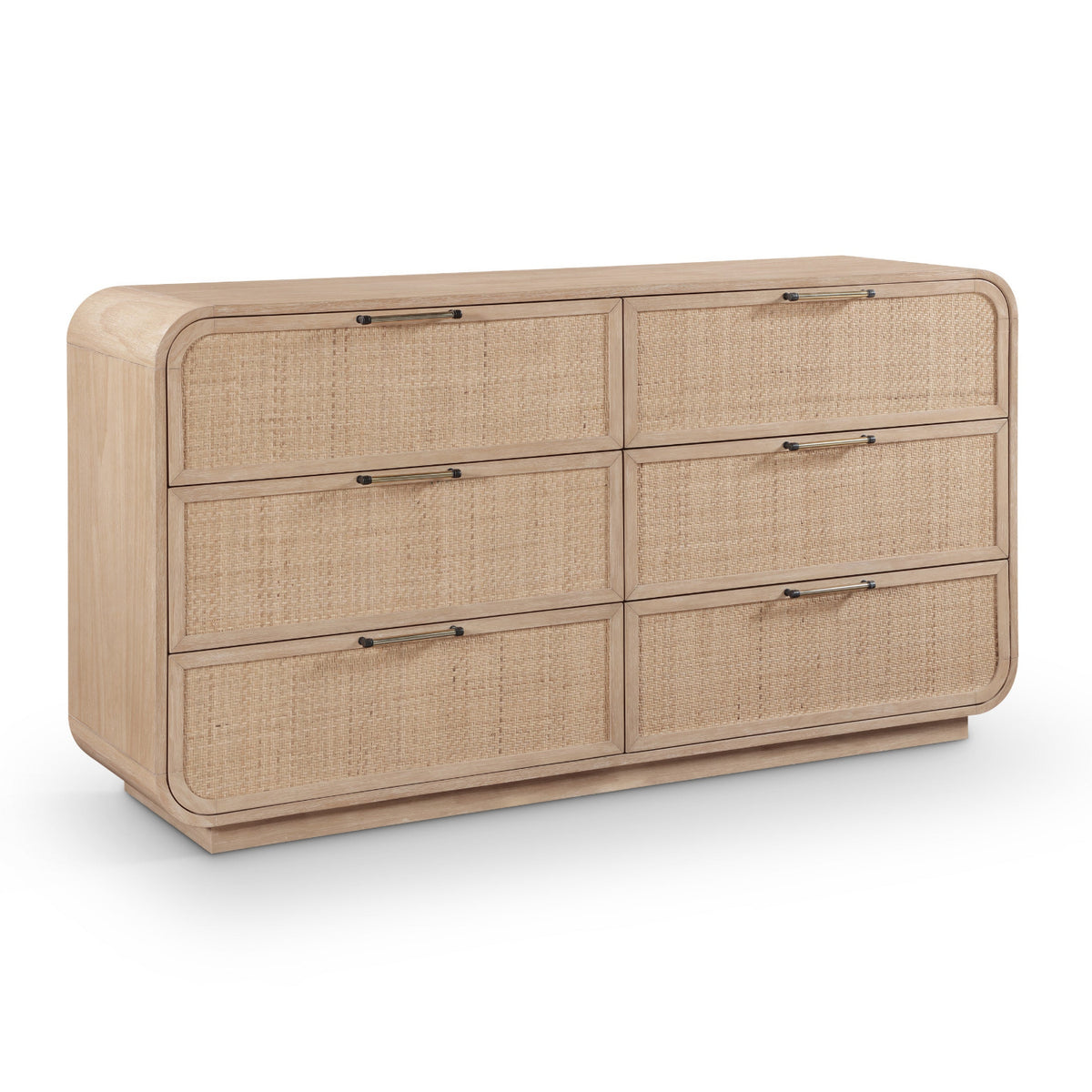 Windsor Natural Natural Cane And Solid Wood Dresser in natural cane and wood, primary product view
