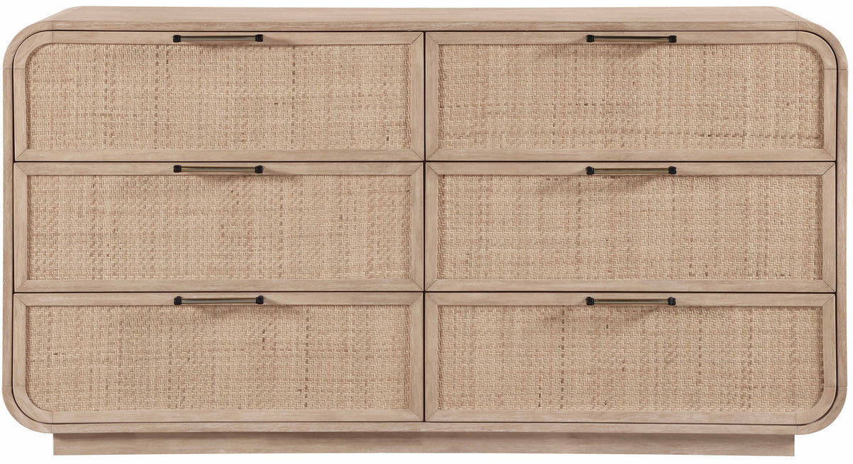 Windsor Natural Cane And Solid Wood Dresser