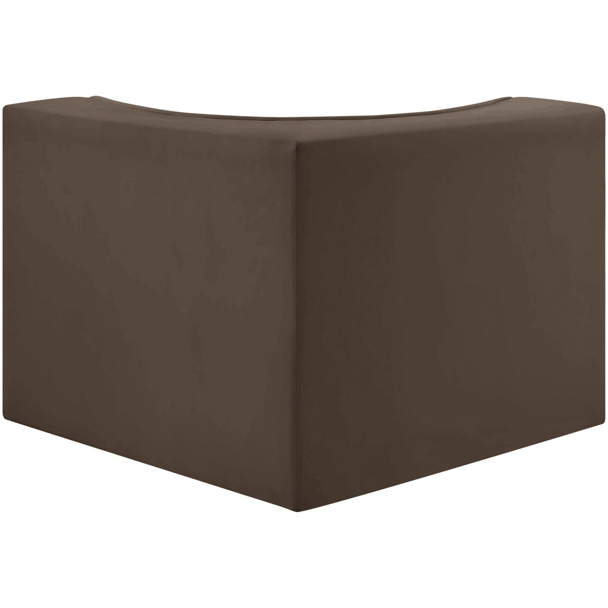 Rummi Brown Velvet Performance Fabric Upholstered Modular Chair