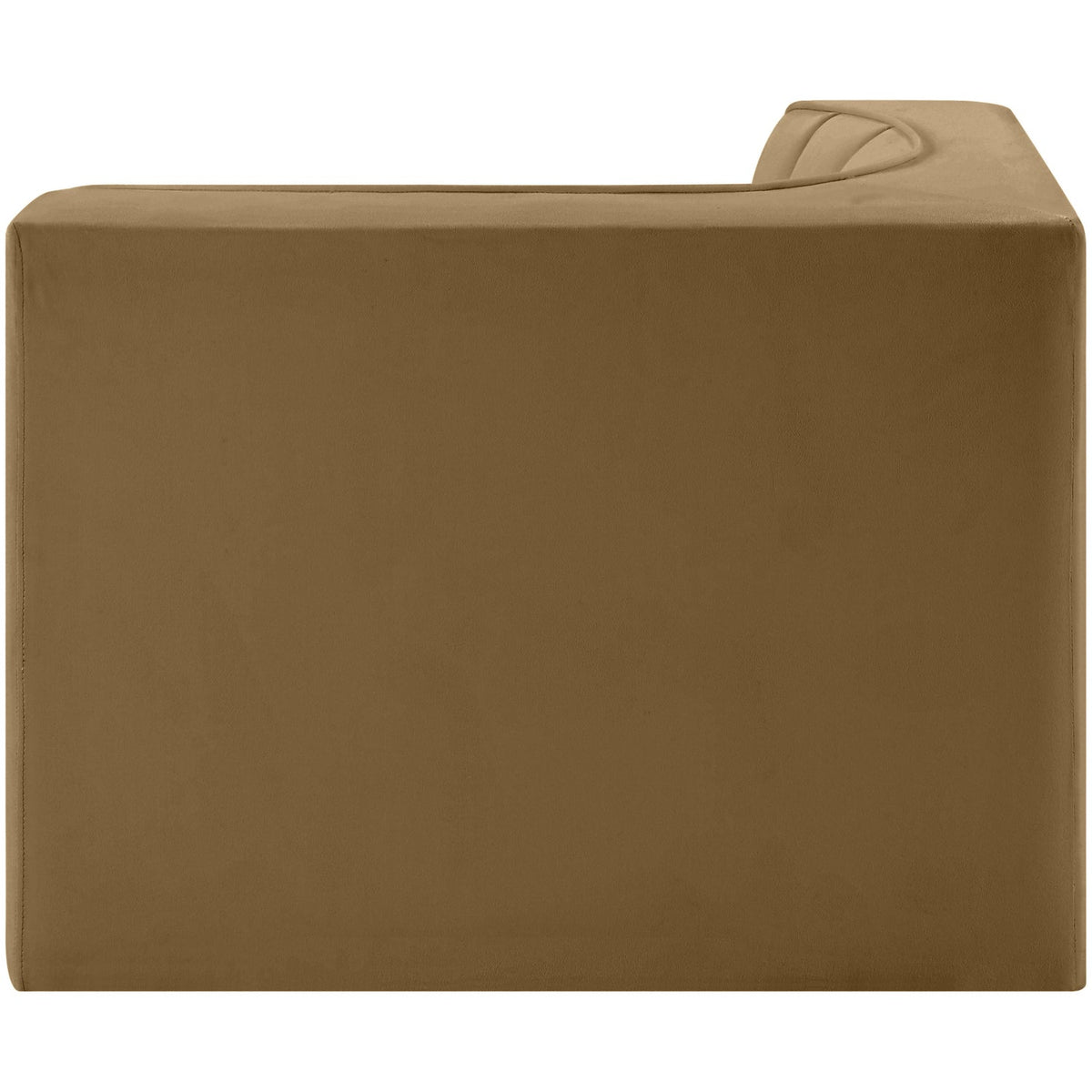 Rummi Saddle Velvet Performance Fabric Upholstered Modular Chair