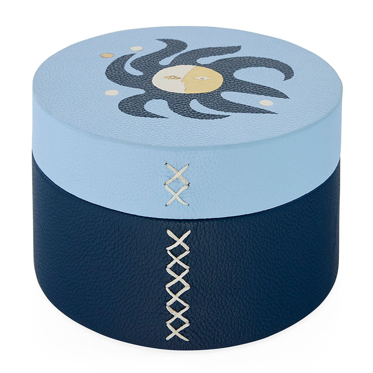 Jonathan Adler Playa Leather Stacking Box