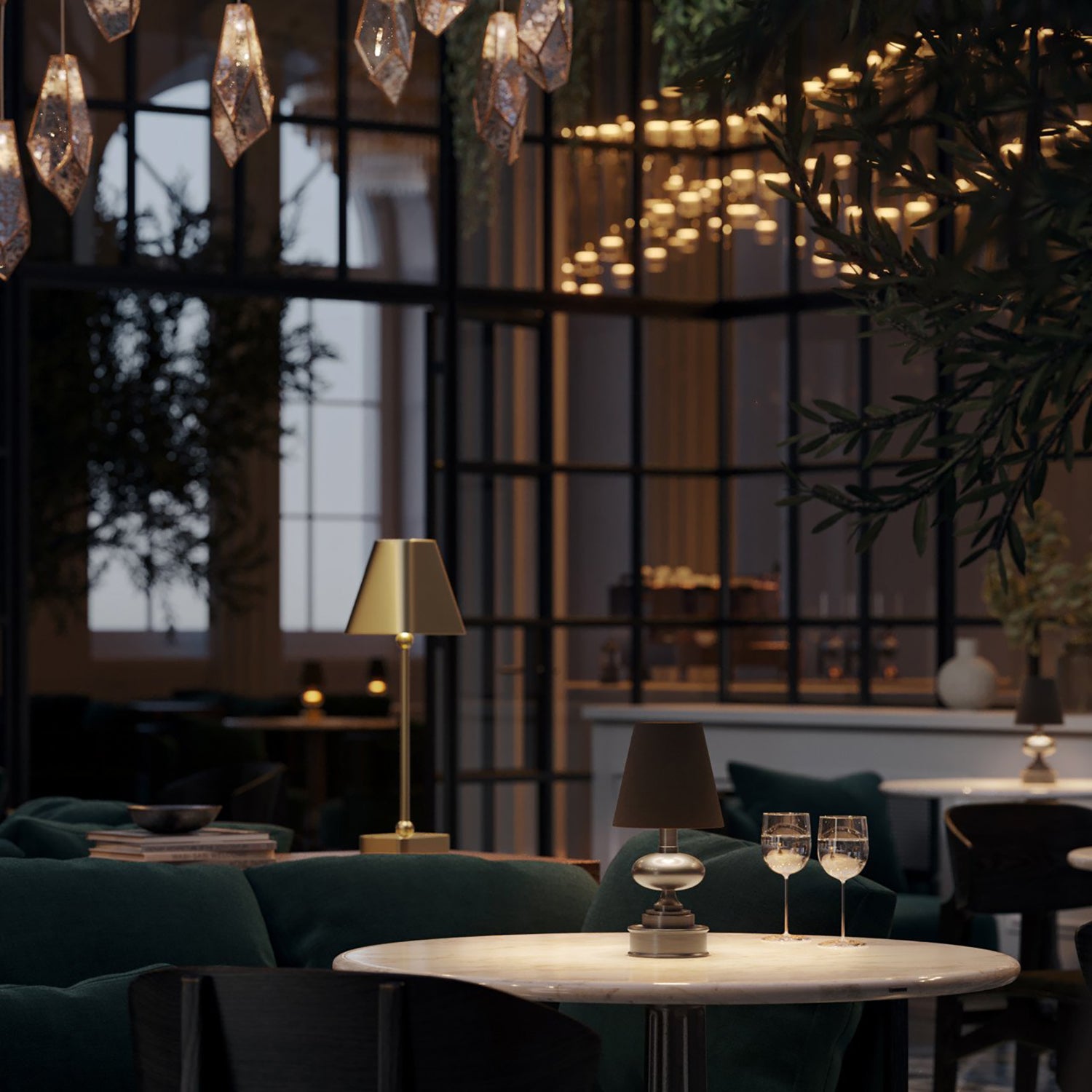 Currey & Co Galavant Cordless Table Lamp