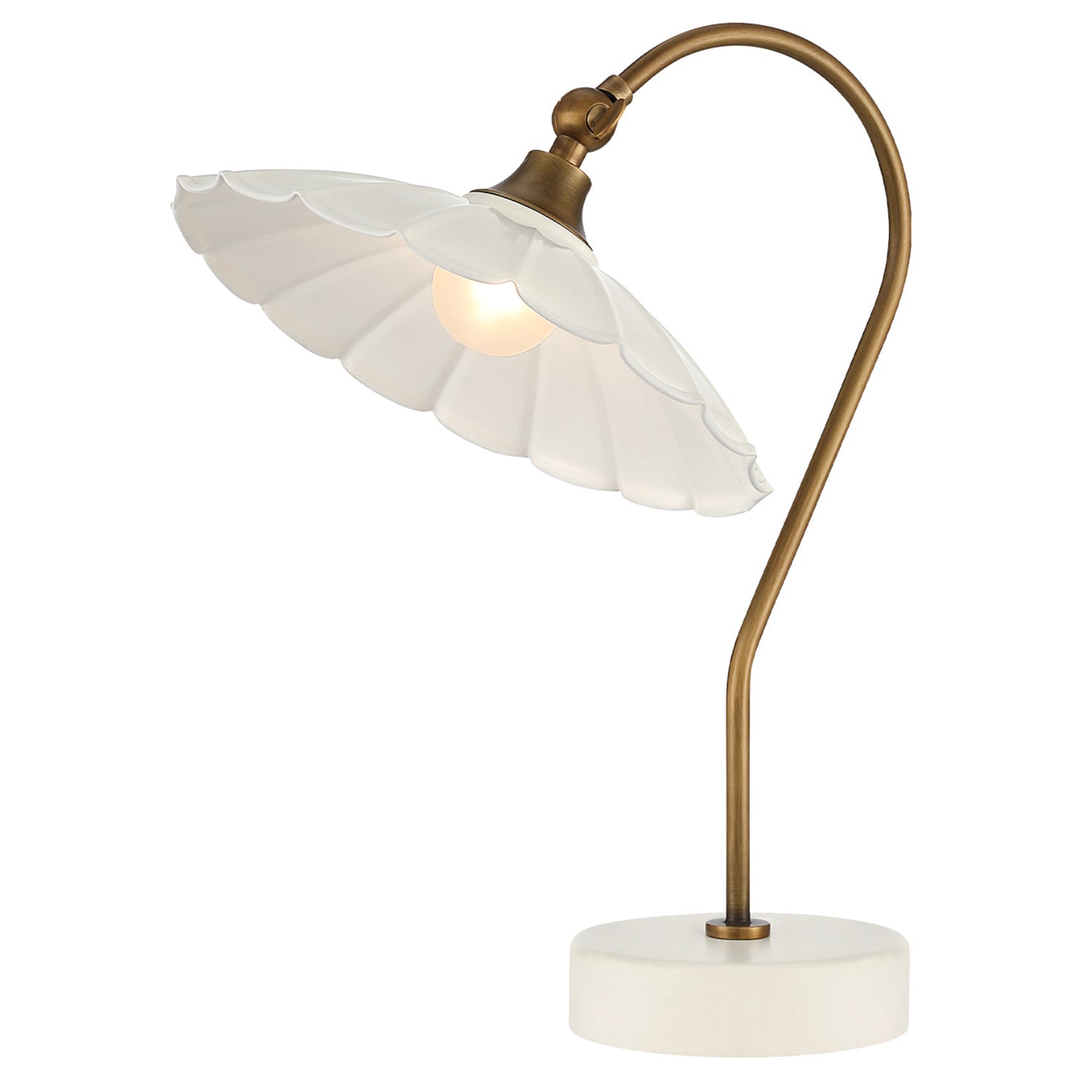 Currey & Co Springe Ivory Cordless Table Lamp