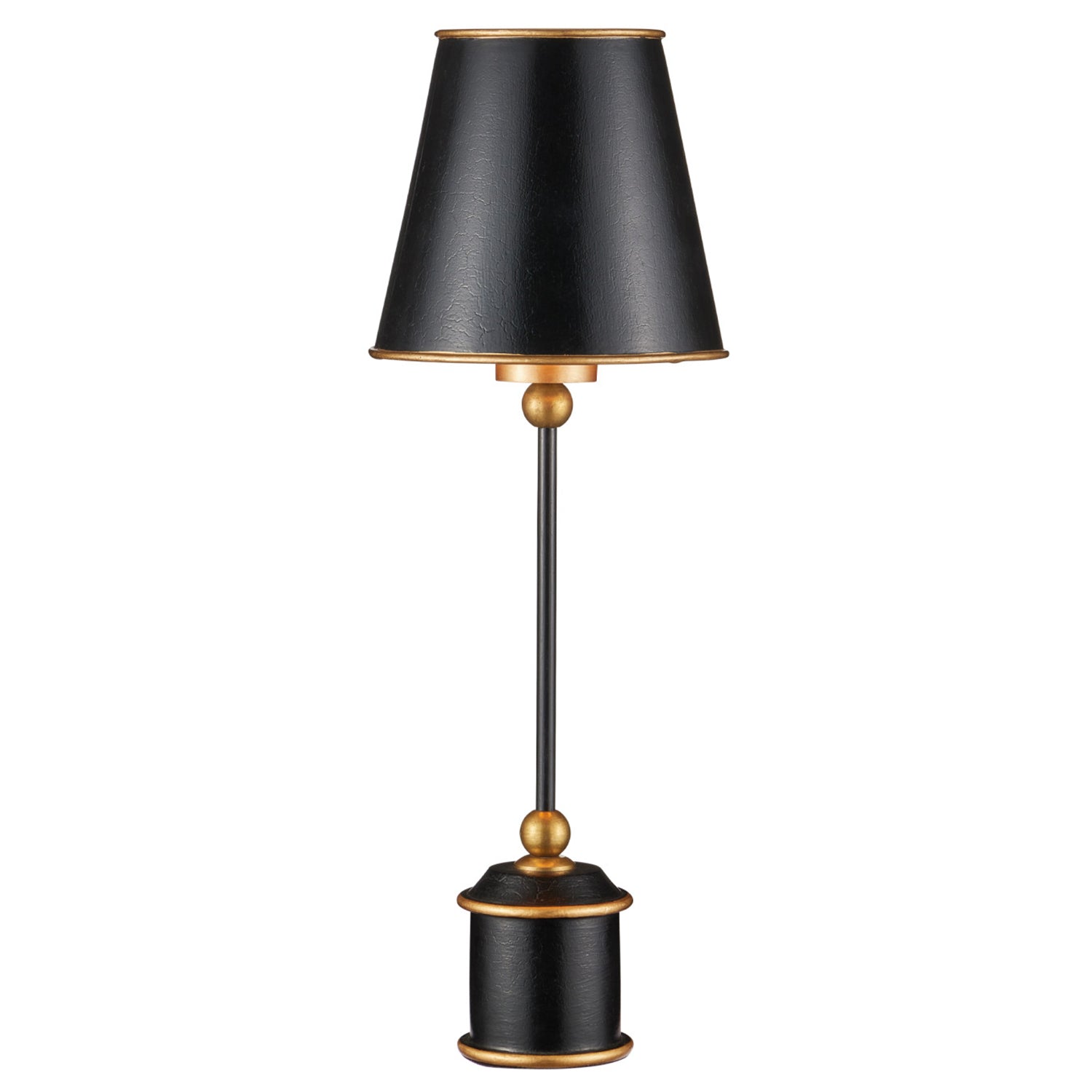 Currey & Co Daphne Black Cordless Table Lamp