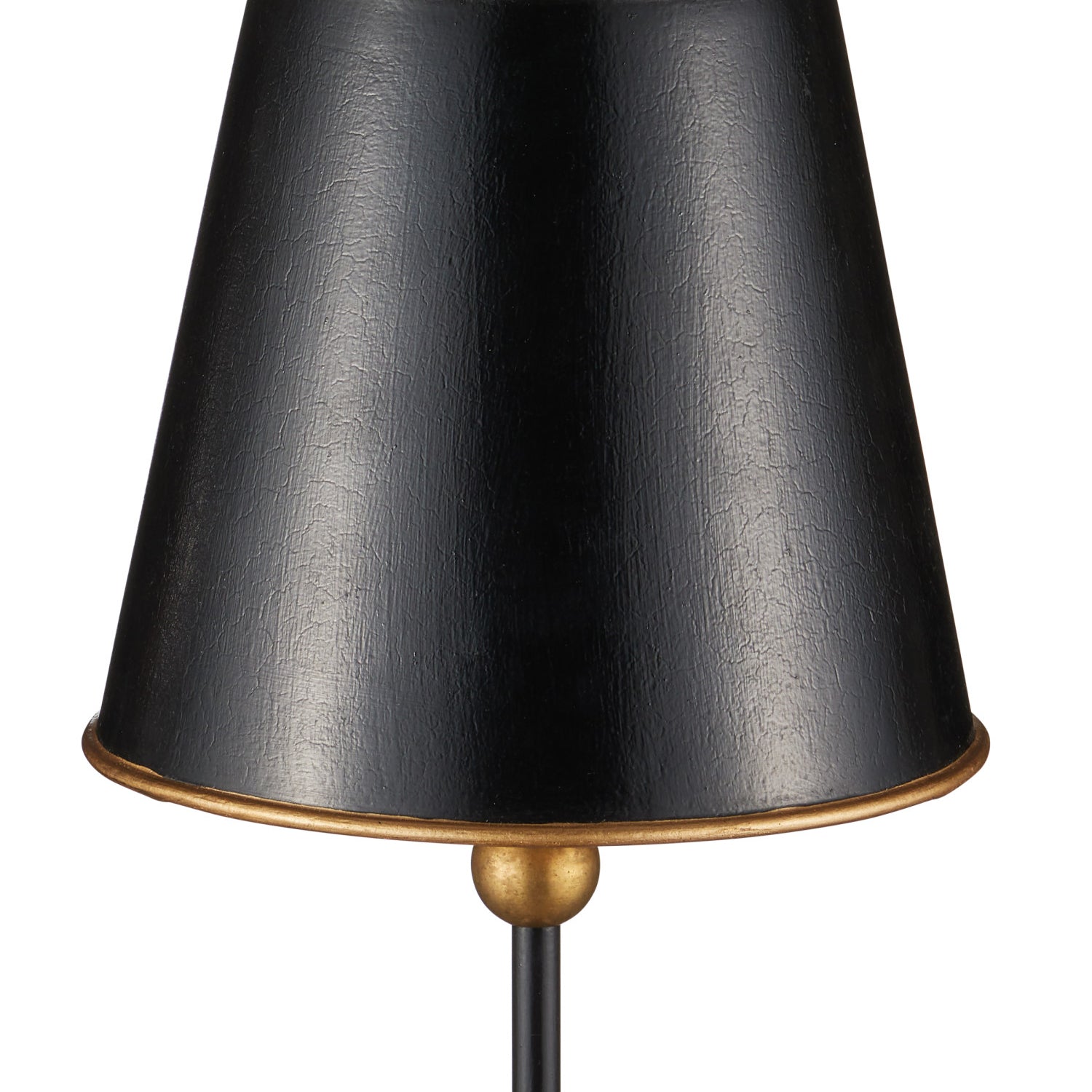 Currey & Co Daphne Black Cordless Table Lamp