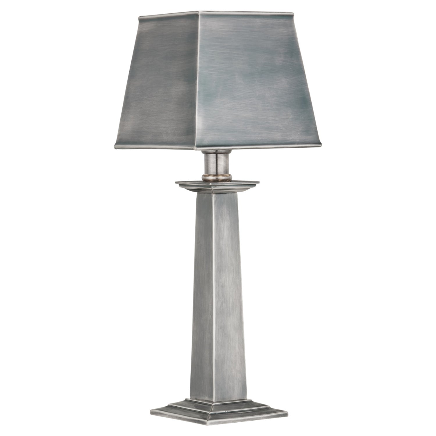 Currey & Co Wander Antique Silver Cordless Table Lamp