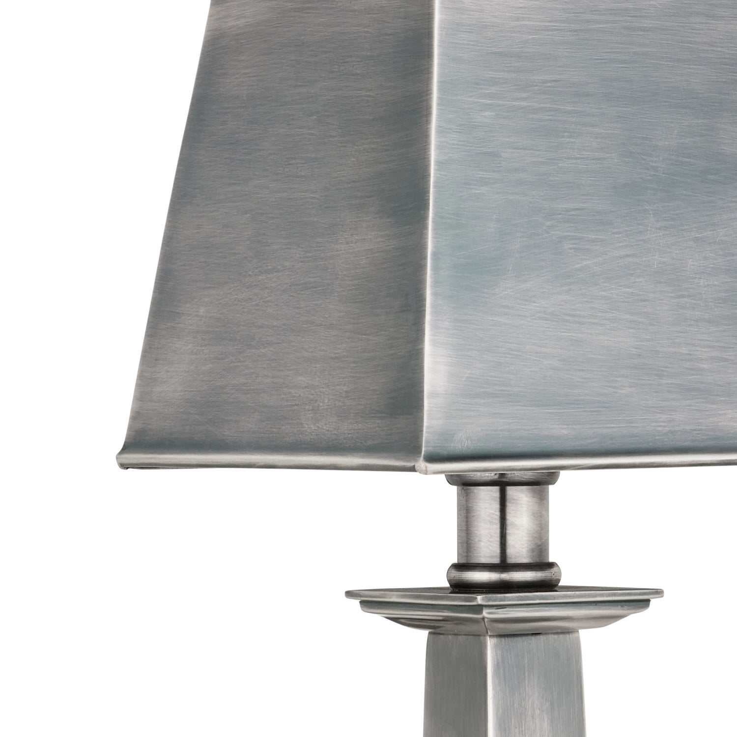 Currey & Co Wander Antique Silver Cordless Table Lamp
