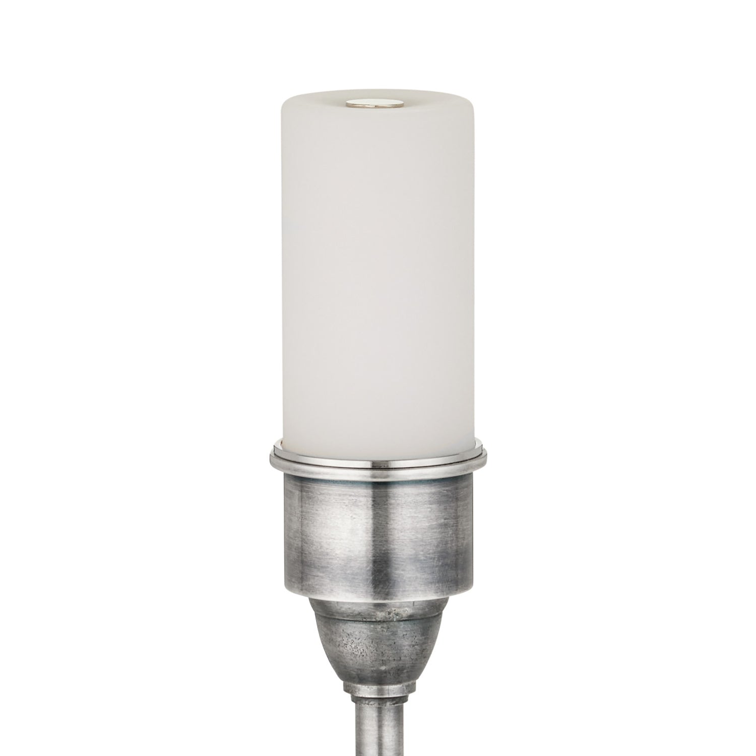 Currey & Co Volley Antique Silver Cordless Table Lamp