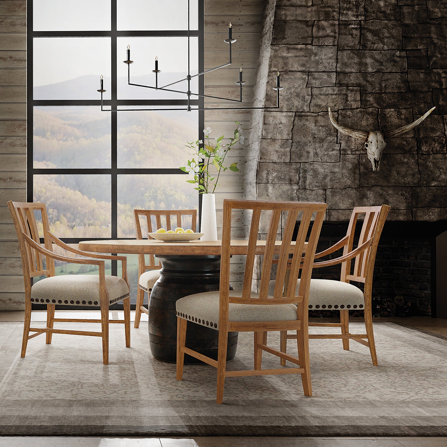 Hooker Furniture Big Sky Arm Chair Set of 2