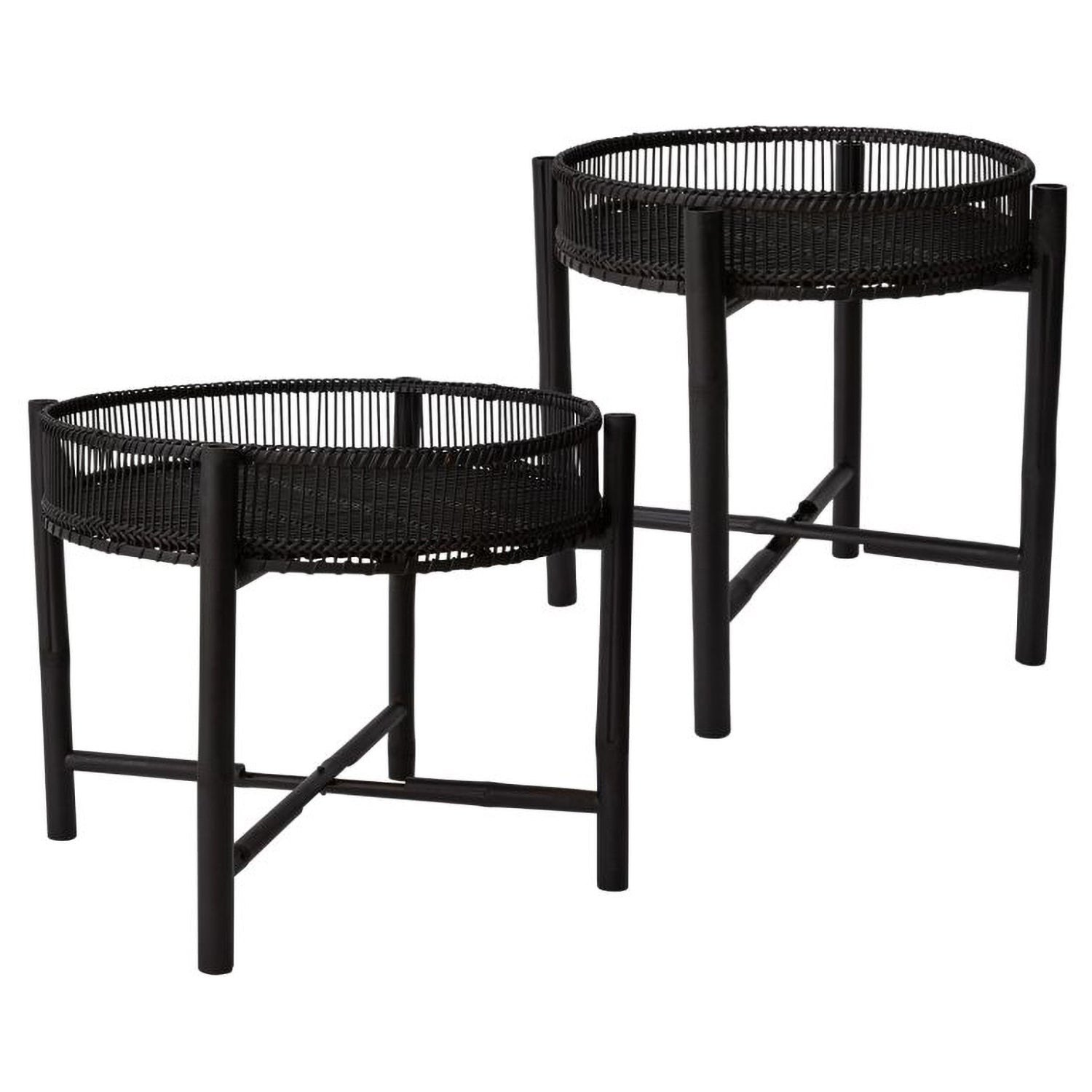 Paynes Gray Nash Plant Stand - Thumbnail 3