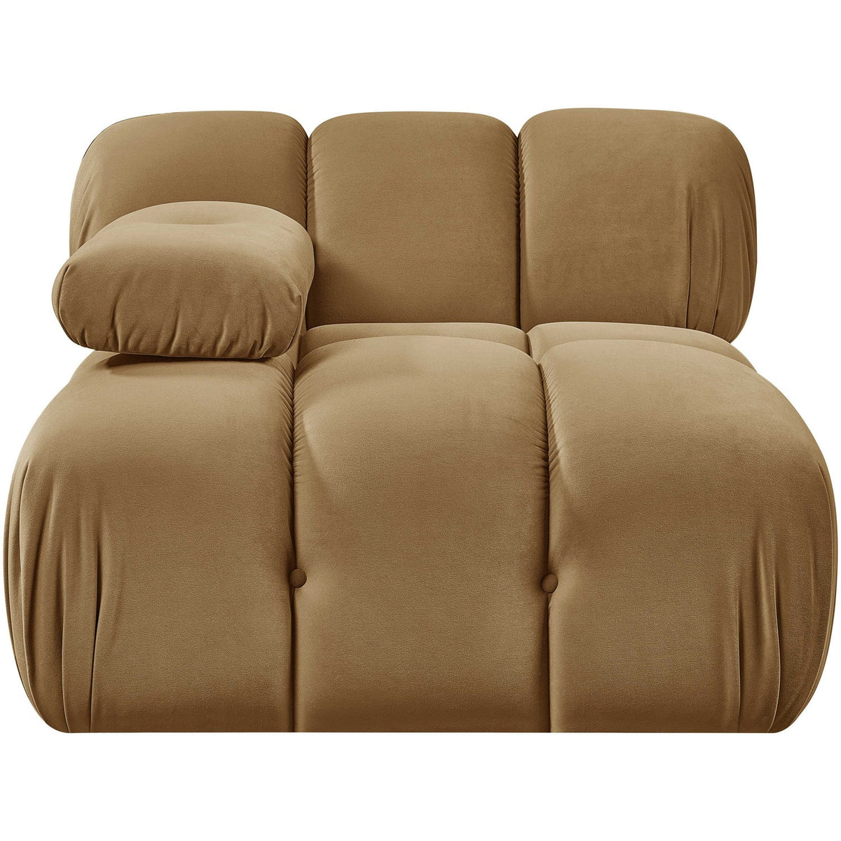 Orin Saddle Velvet Performance Fabric Upholstered Modular Chair