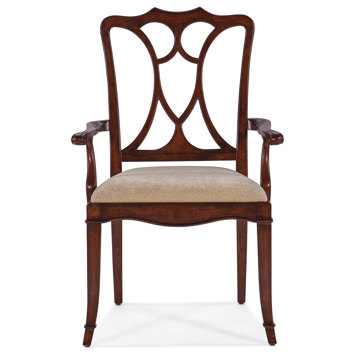 Hooker Furniture Charleston Upholstered Seat Arm Chair Set of 2