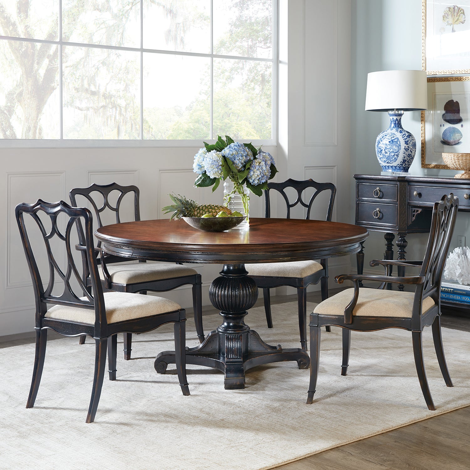 Hooker Furniture Charleston Upholstered Seat Side Chair Set of 2