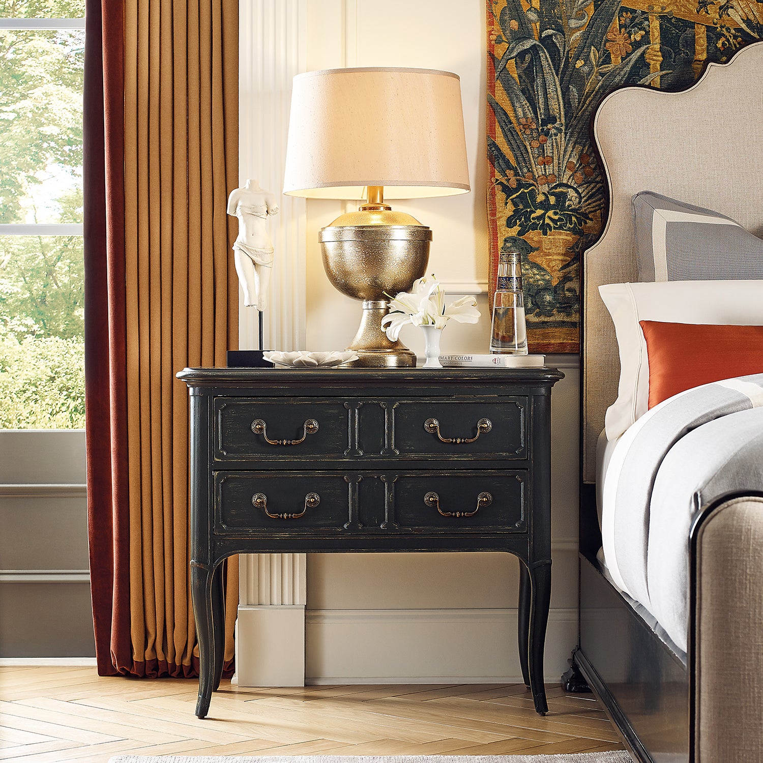 Hooker Furniture Charleston Two-Drawer Nightstand