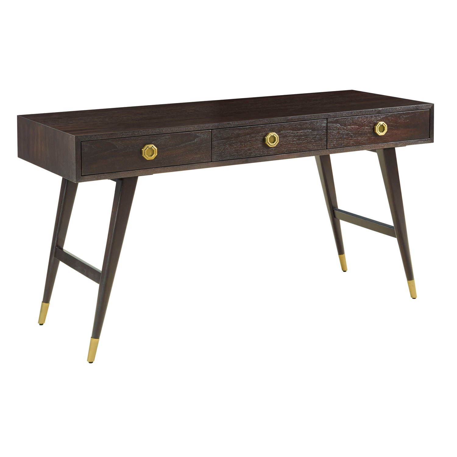 Fairfield Chair Lionel Console Desk, Dark Sable finish