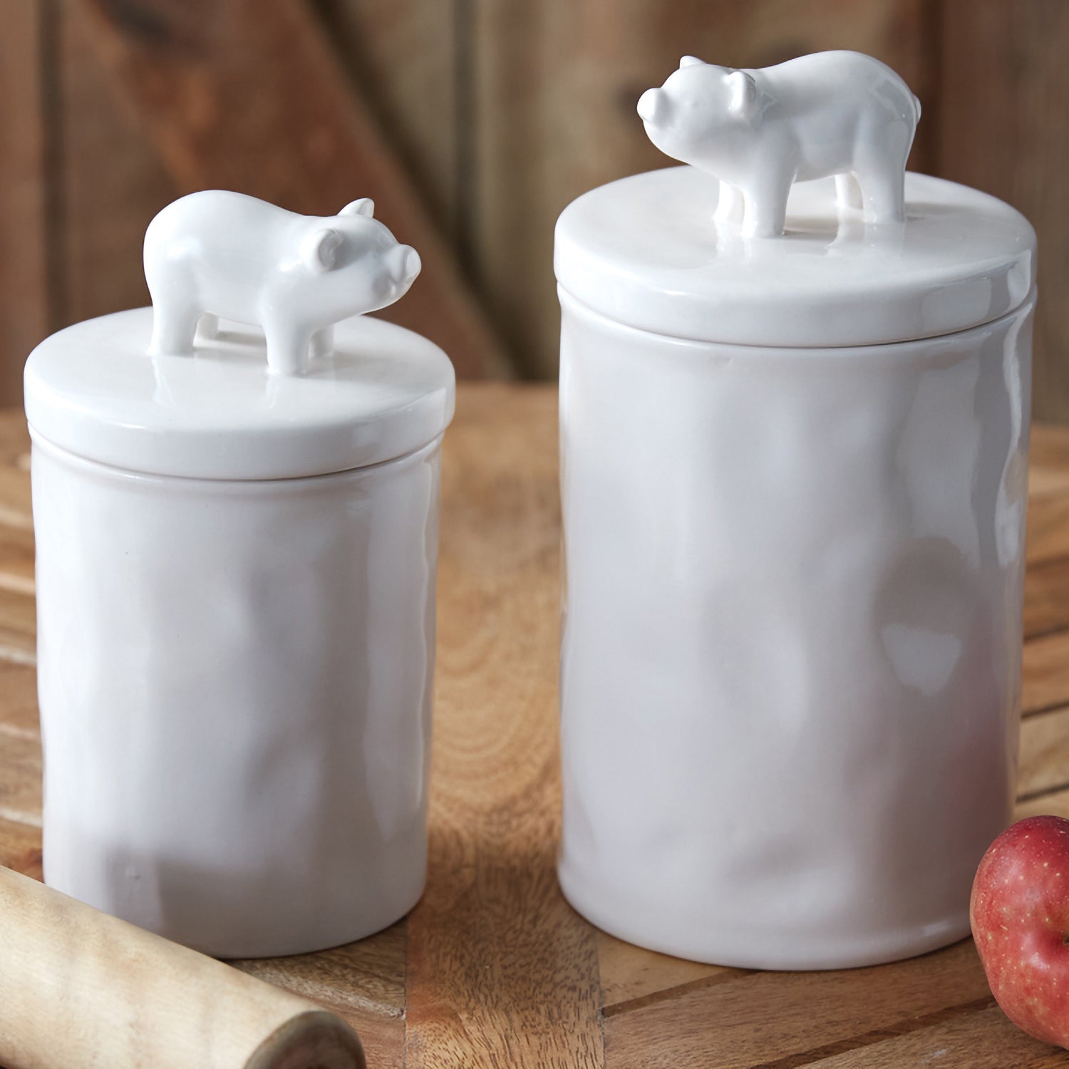 Piglet Canister Set of 4