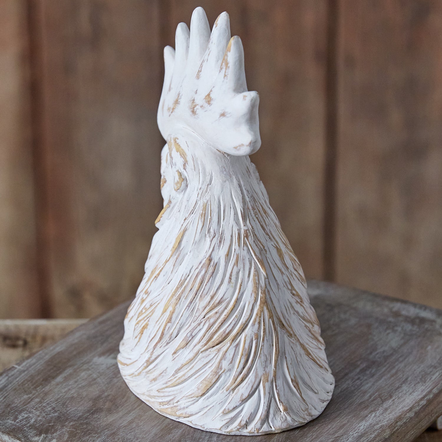 Rooster Head Sculpture