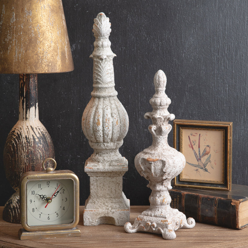 Ornate Finial Set of 2 – Paynes Gray