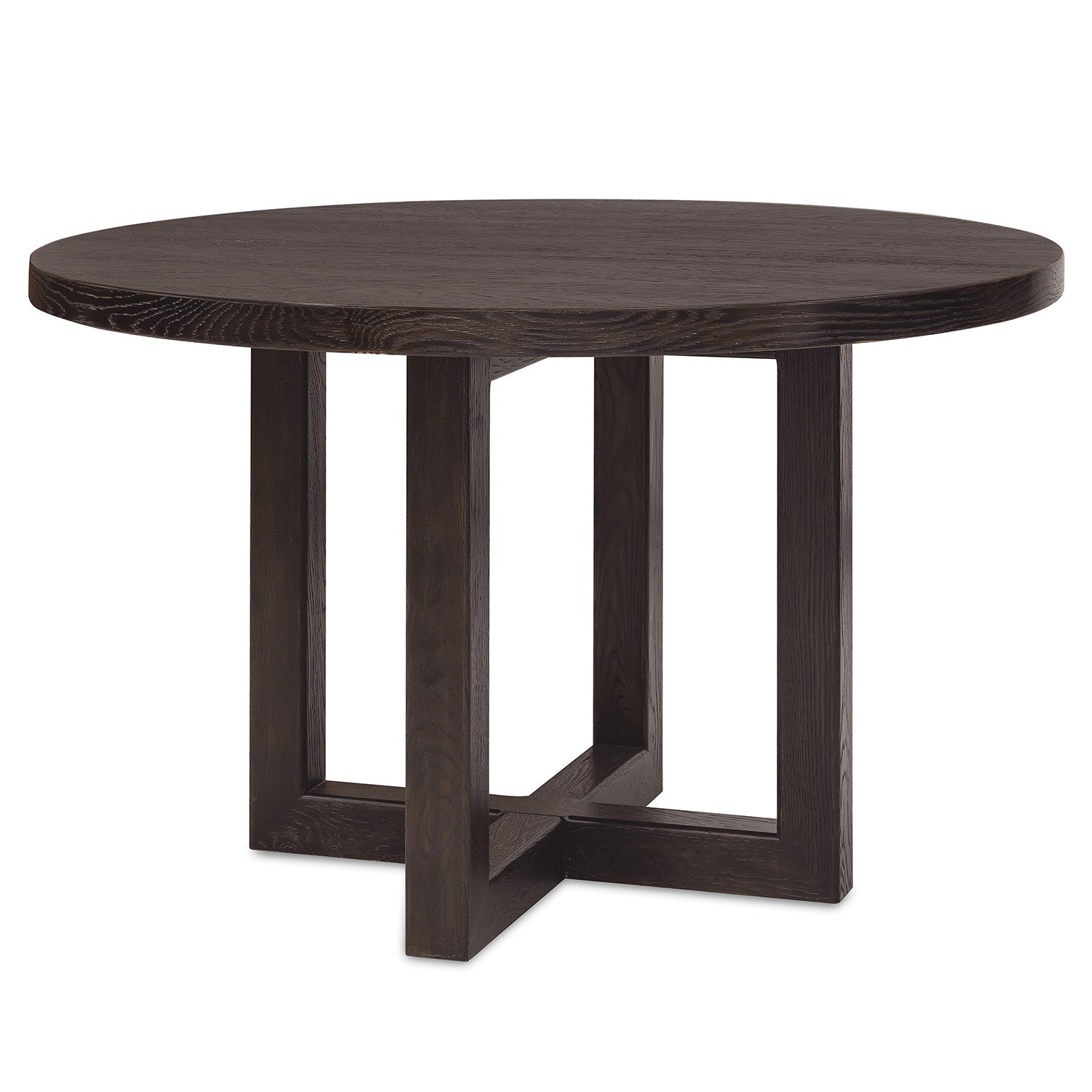 Hooker Furniture Driftwood Burnt Timber 48in Round Dining Table