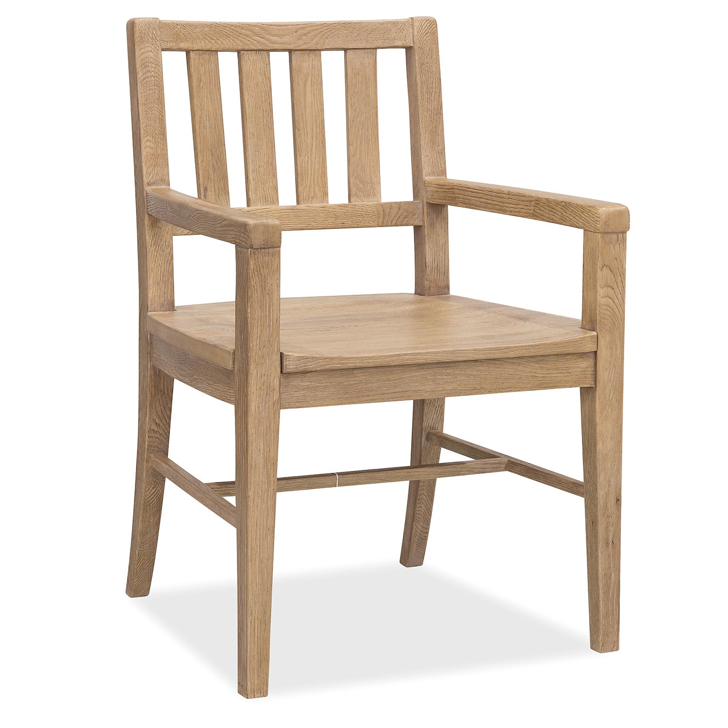 Hooker Furniture Driftwood Splatback Buckboard Arm Chair Set of 2