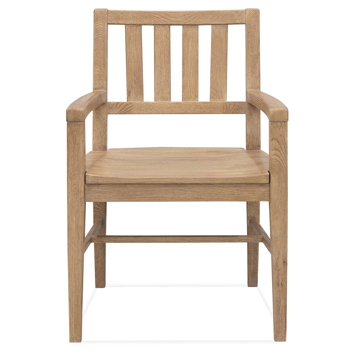 Hooker Furniture Driftwood Splatback Buckboard Arm Chair Set of 2