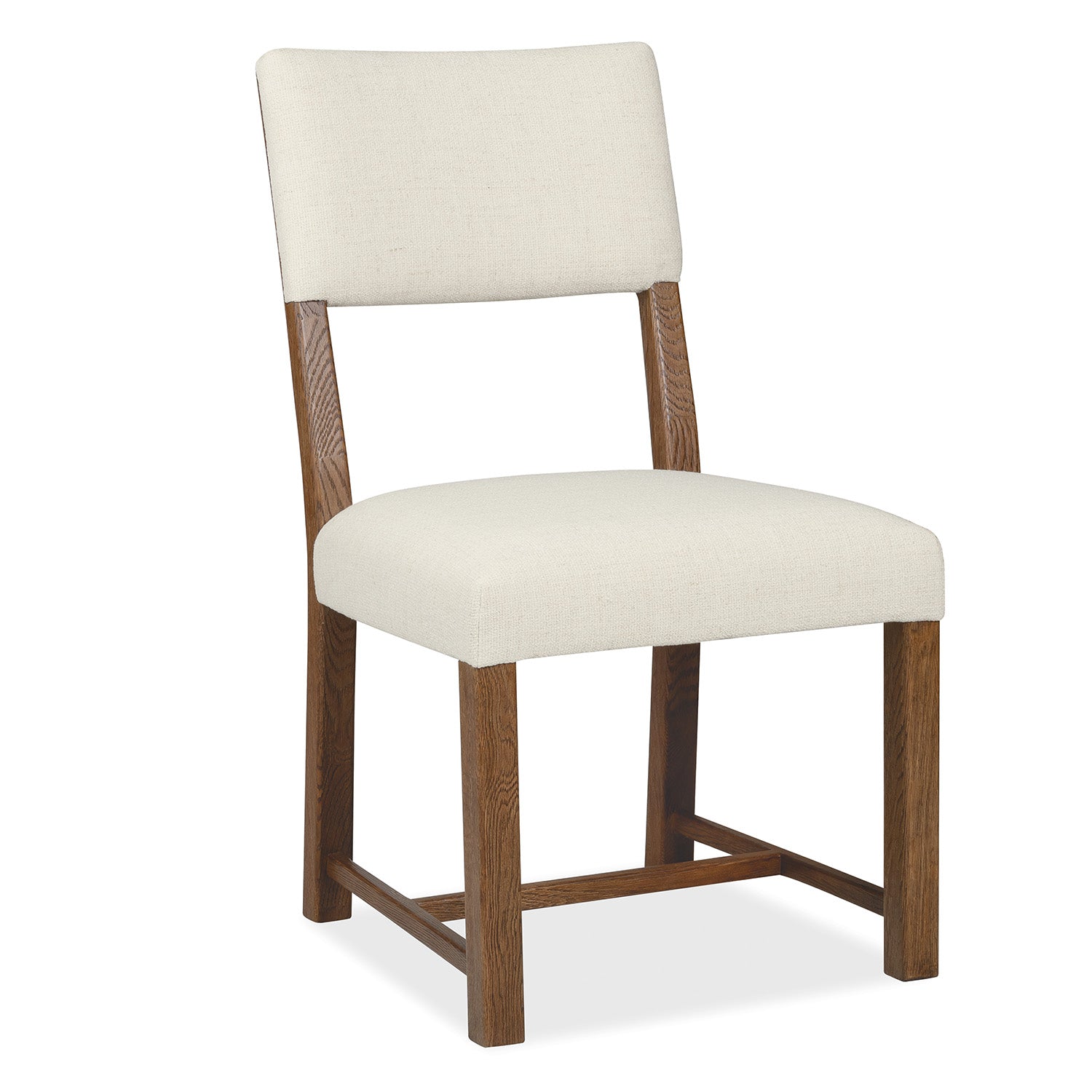 Hooker Furniture Driftwood Worn Saddle Open Upholstered Side Chair Set of 2