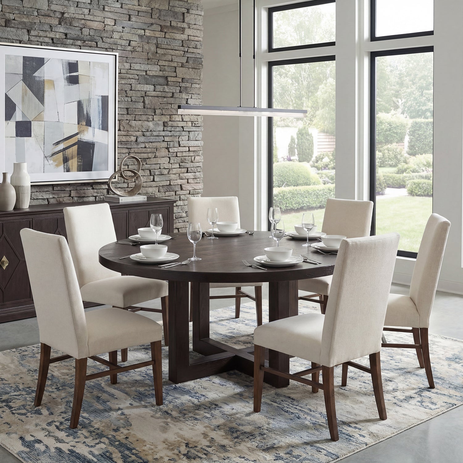 Hooker Furniture Driftwood Upholstered Side Chair Set of 2