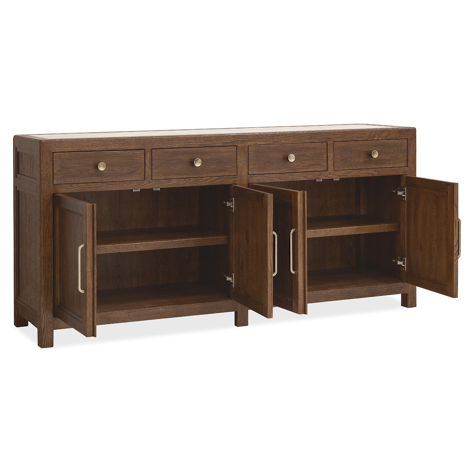 Hooker Furniture Driftwood Worn Saddle Buffet