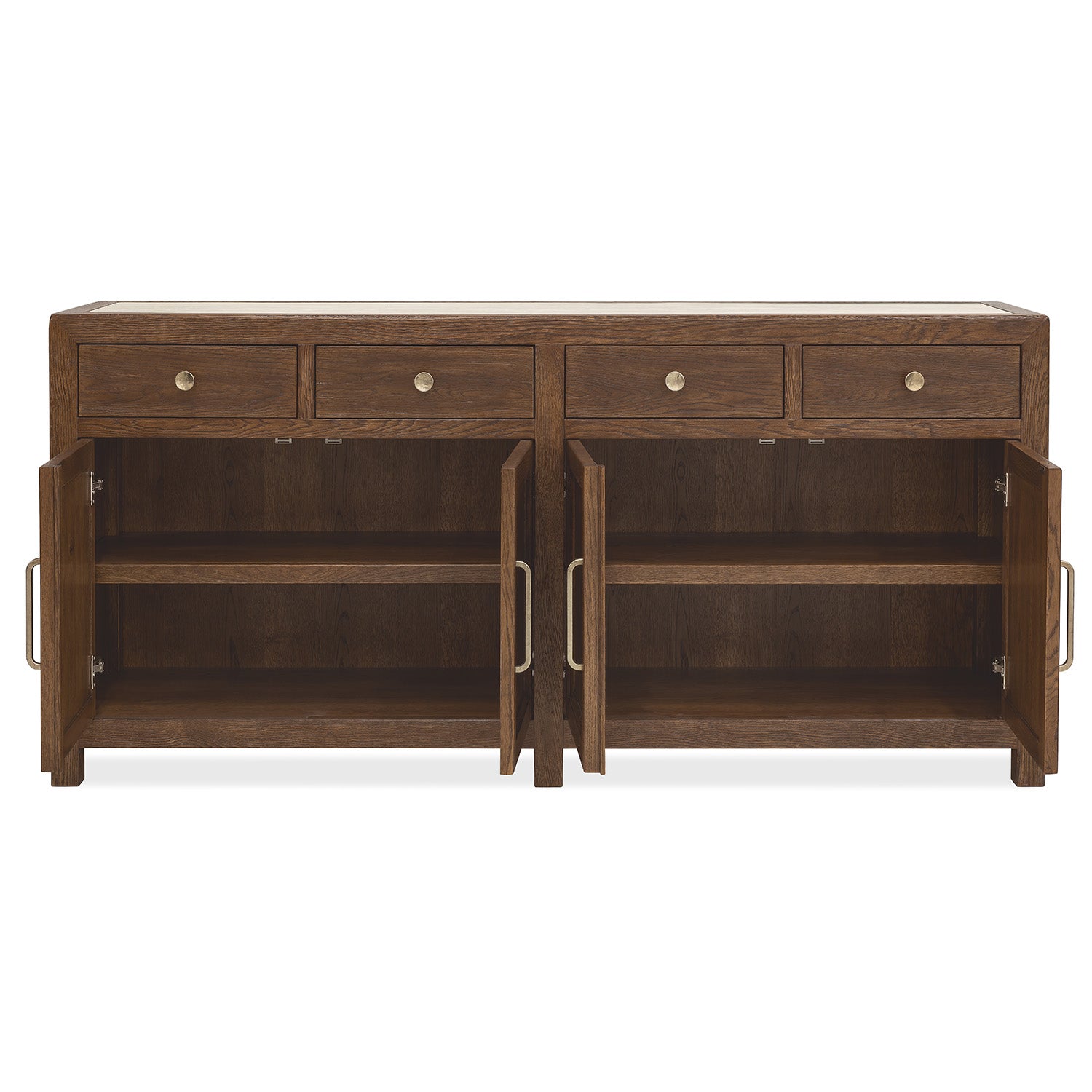 Hooker Furniture Driftwood Worn Saddle Buffet