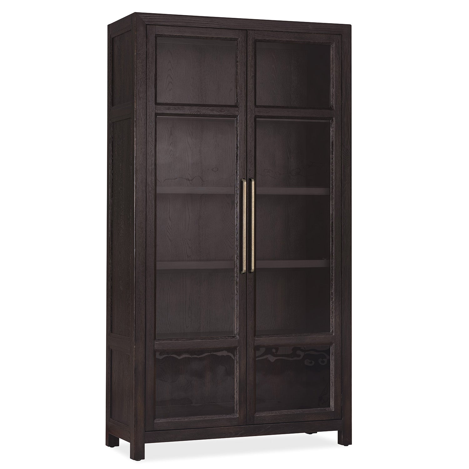 Hooker Furniture Driftwood Burnt Timber Display Cabinet