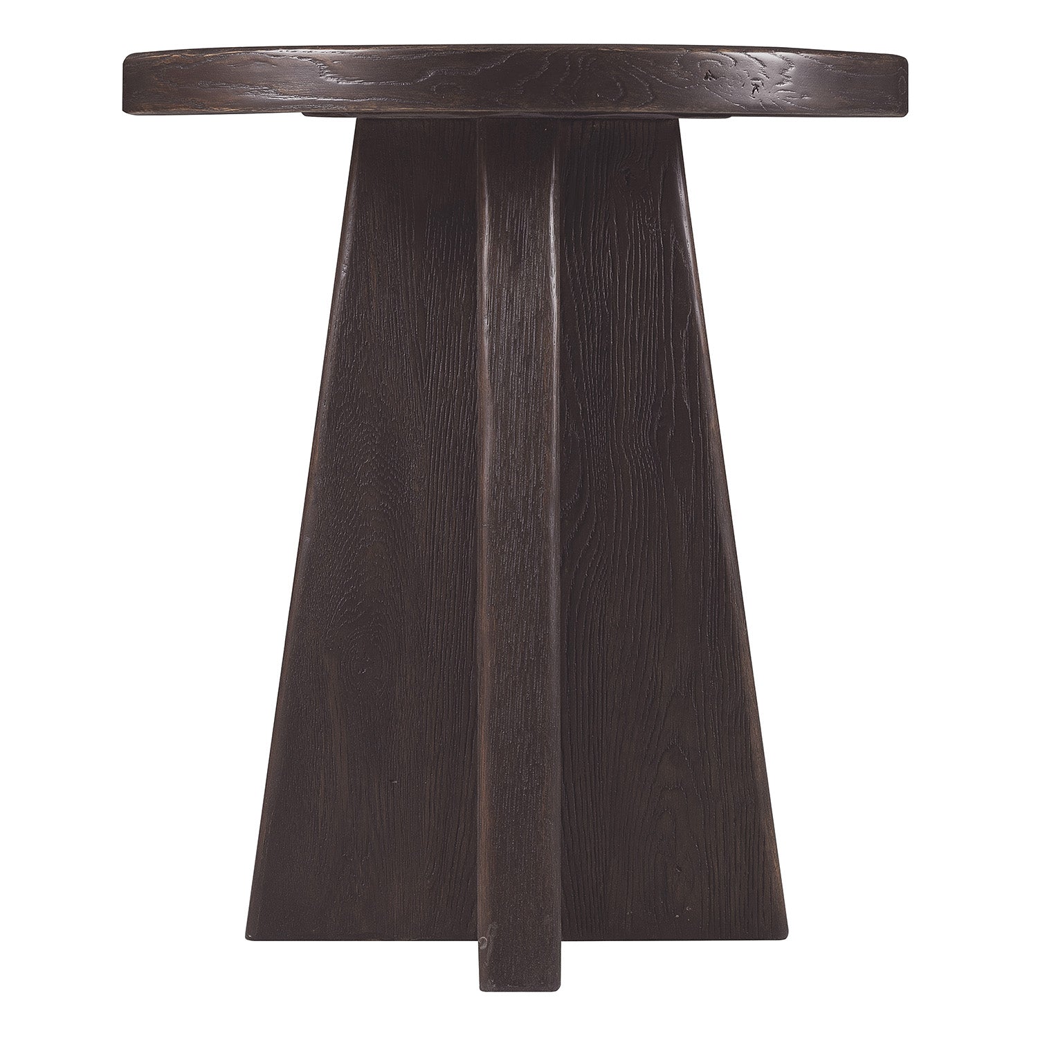 Hooker Furniture Driftwood Burnt Timber Round End Table