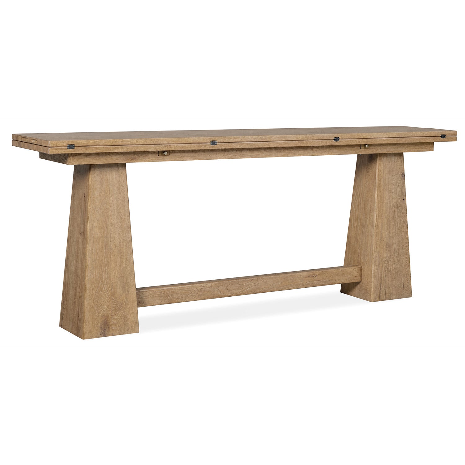 Hooker Furniture Driftwood Buckboard Flip-Top Console Table