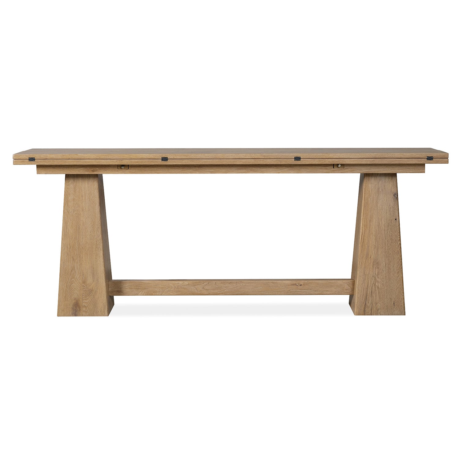 Hooker Furniture Driftwood Buckboard Flip-Top Console Table