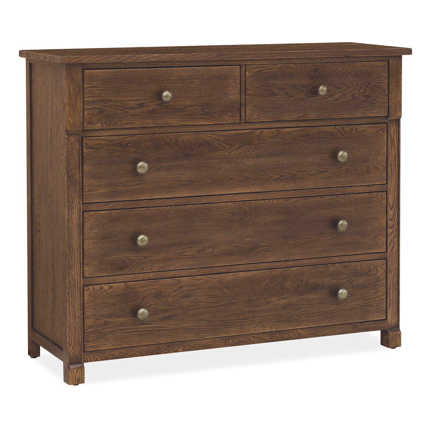 Hooker Furniture Driftwood Worn Saddle Five-Drawer Chest