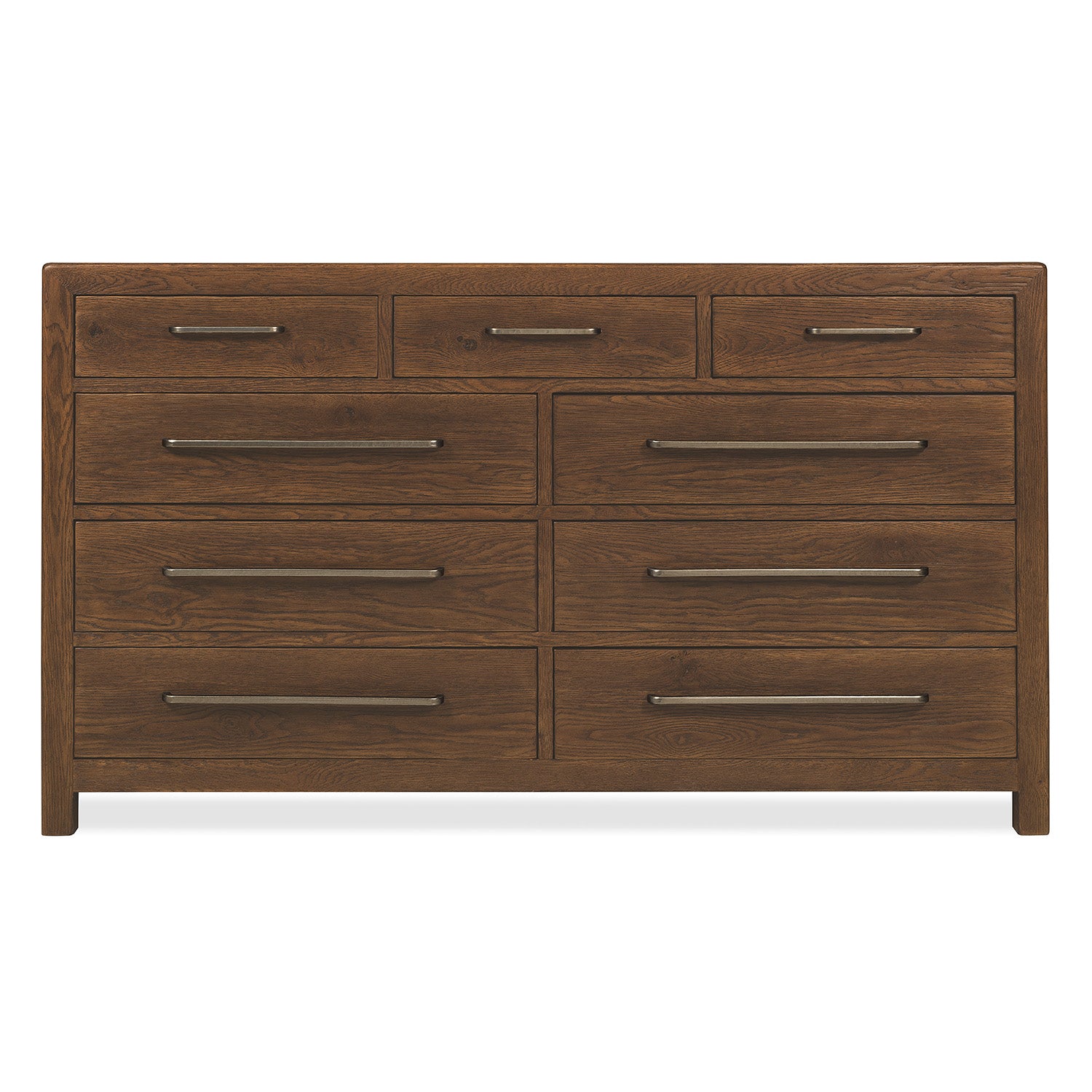 Hooker Furniture Driftwood Worn Saddle Nine-Drawer Dresser