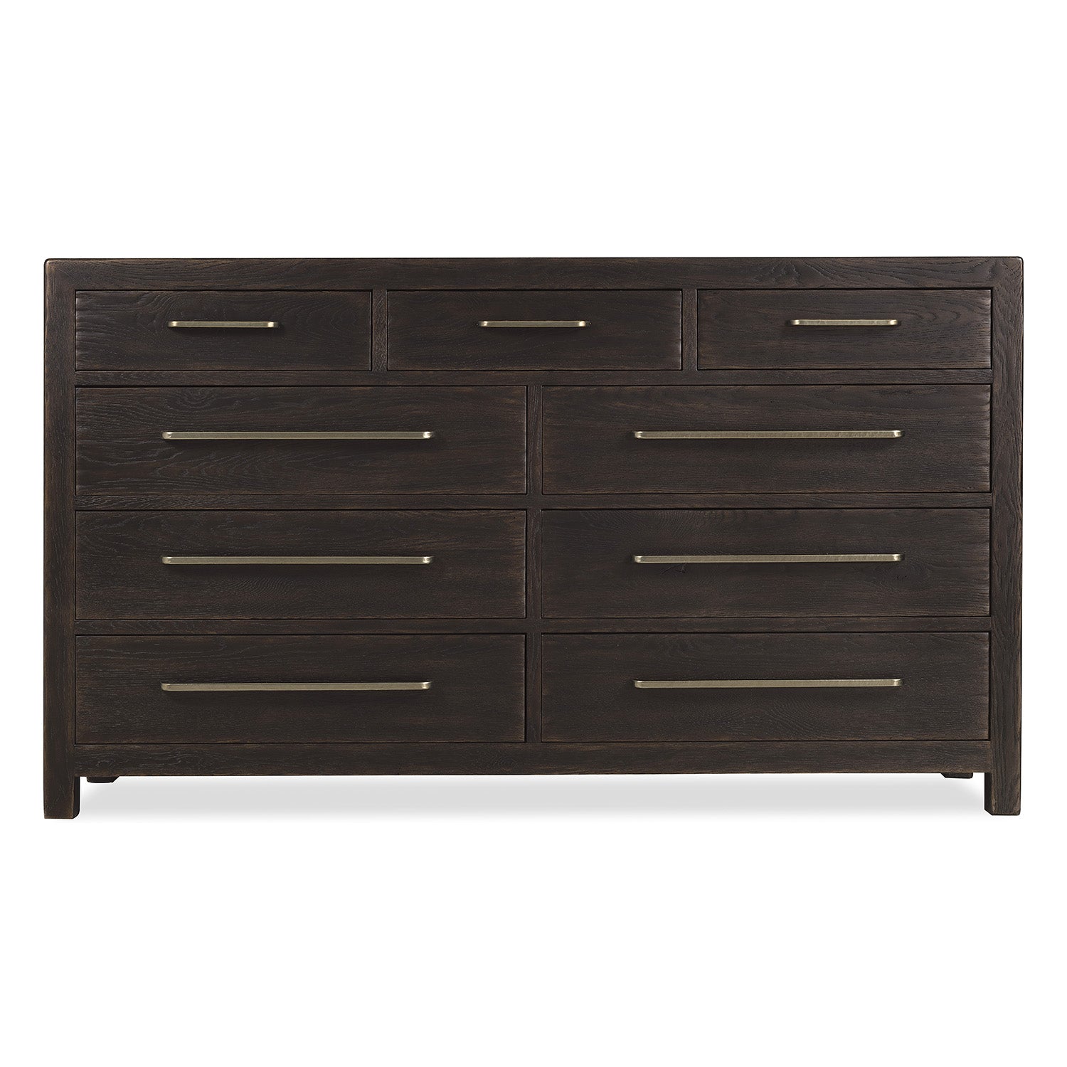 Hooker Furniture Driftwood Burnt Timber Nine-Drawer Dresser