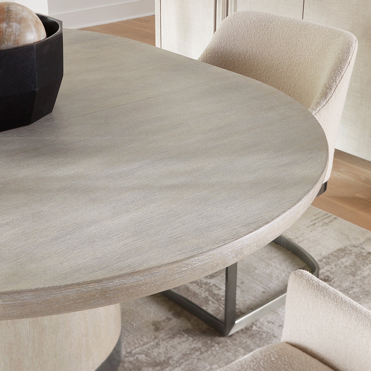 Hooker Furniture Modern Mood Upholstered Arm Chair with Metal Base Set of 2