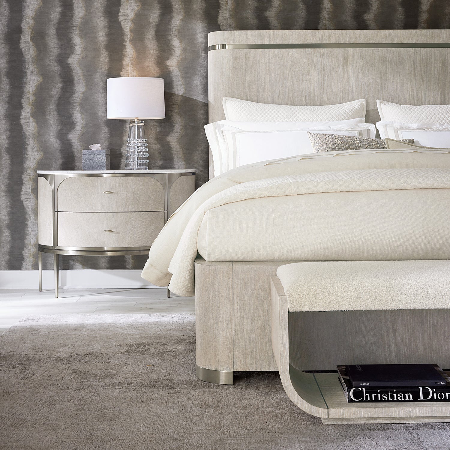 Hooker Furniture Modern Mood Two Drawer Nightstand