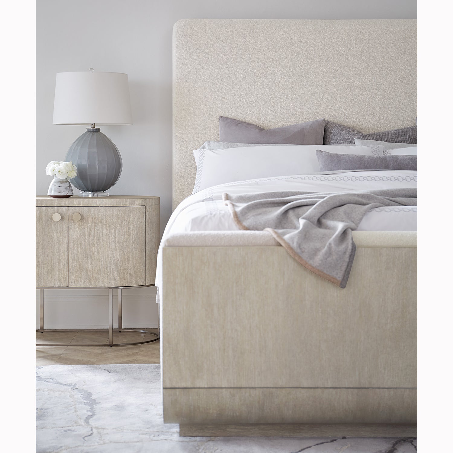 Hooker Furniture Modern Mood Upholstered Panel Bed