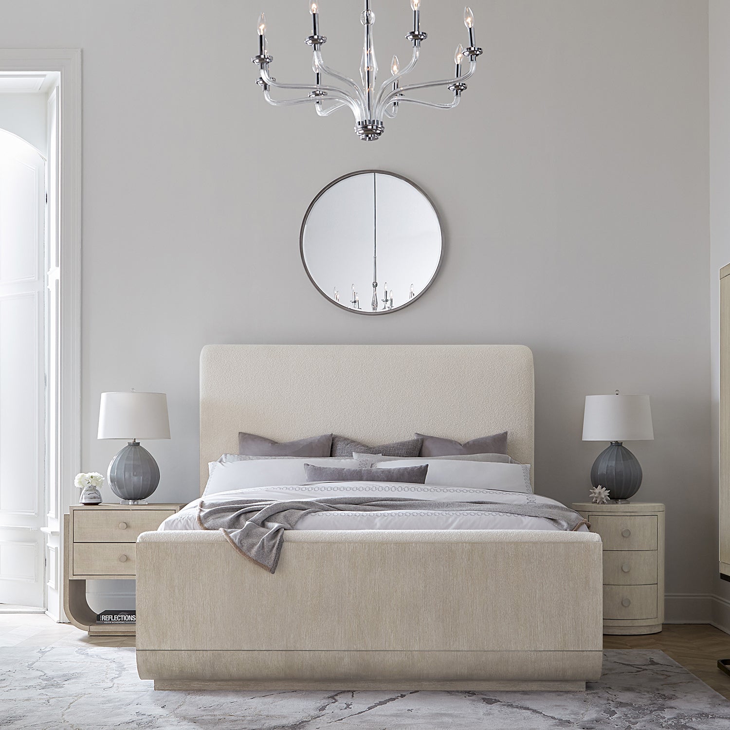 Hooker Furniture Modern Mood Upholstered Panel Bed