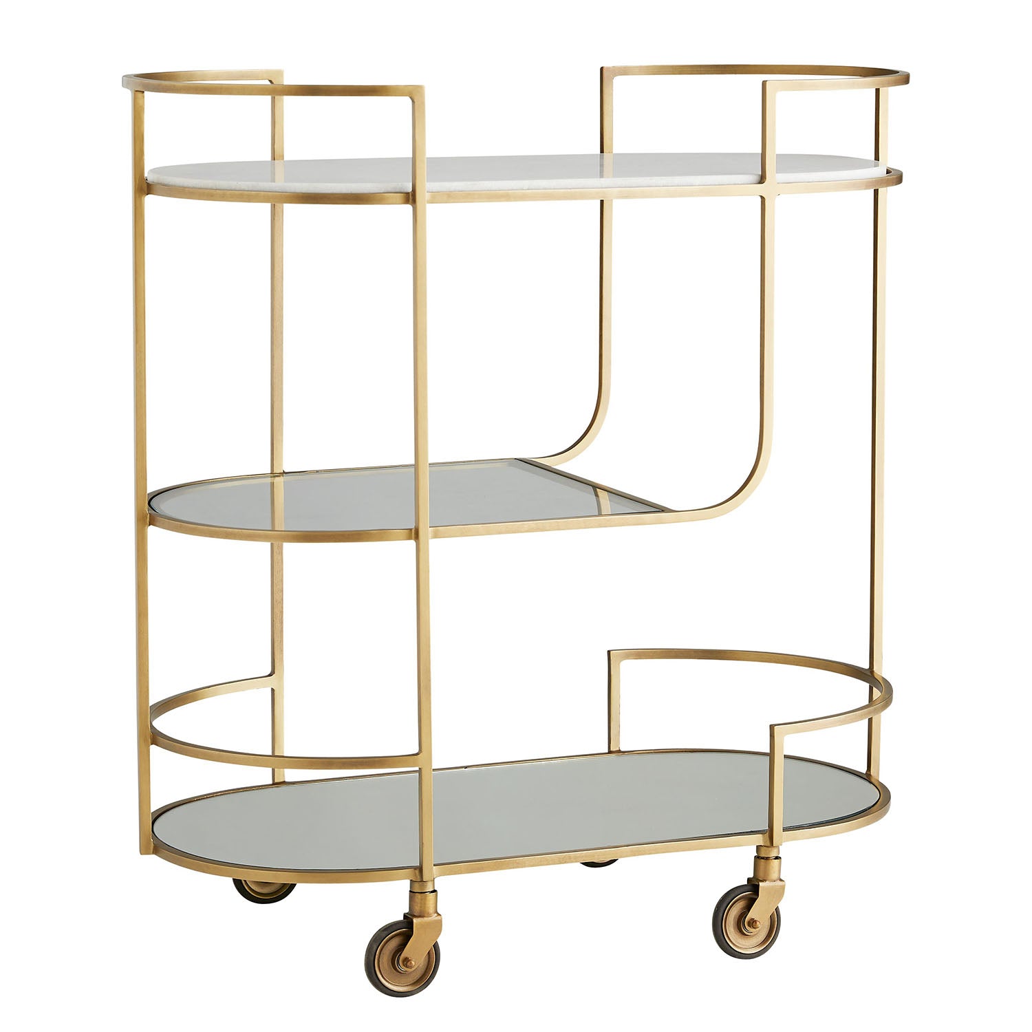Arteriors Trainor Bar Cart