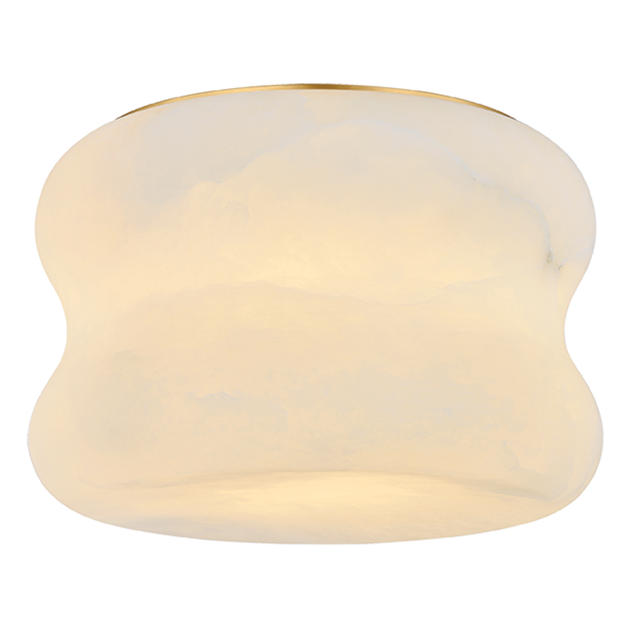 Hudson Valley Lighting Whitney Flush Mount in Aged Brass, primary product view