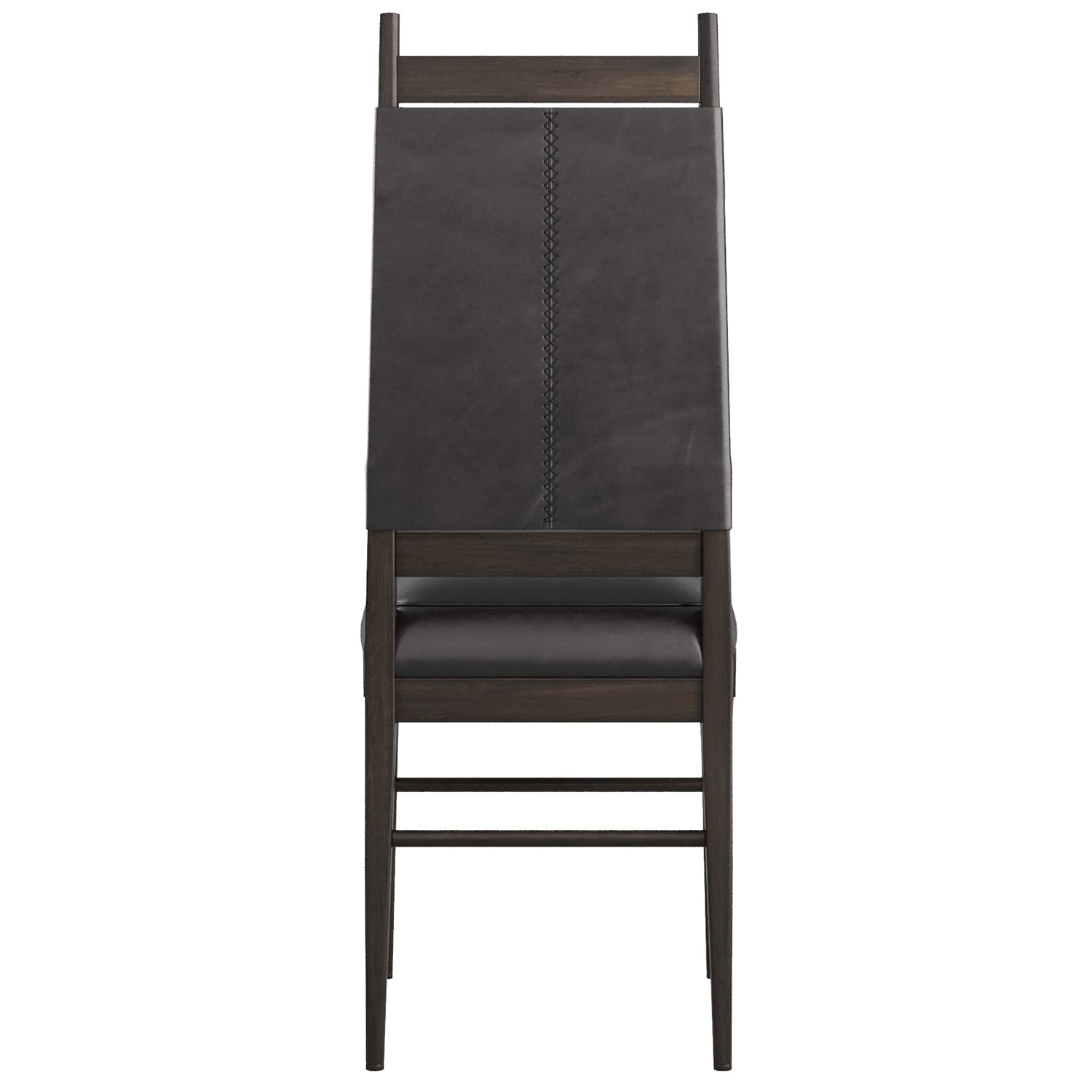 Arteriors Keegan Black Leather Chair
