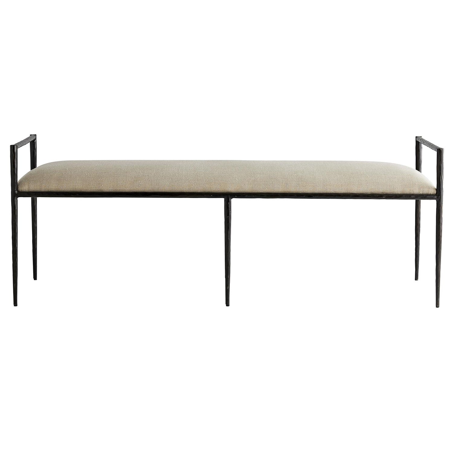 Arteriors Barbana Natural Linen Bench