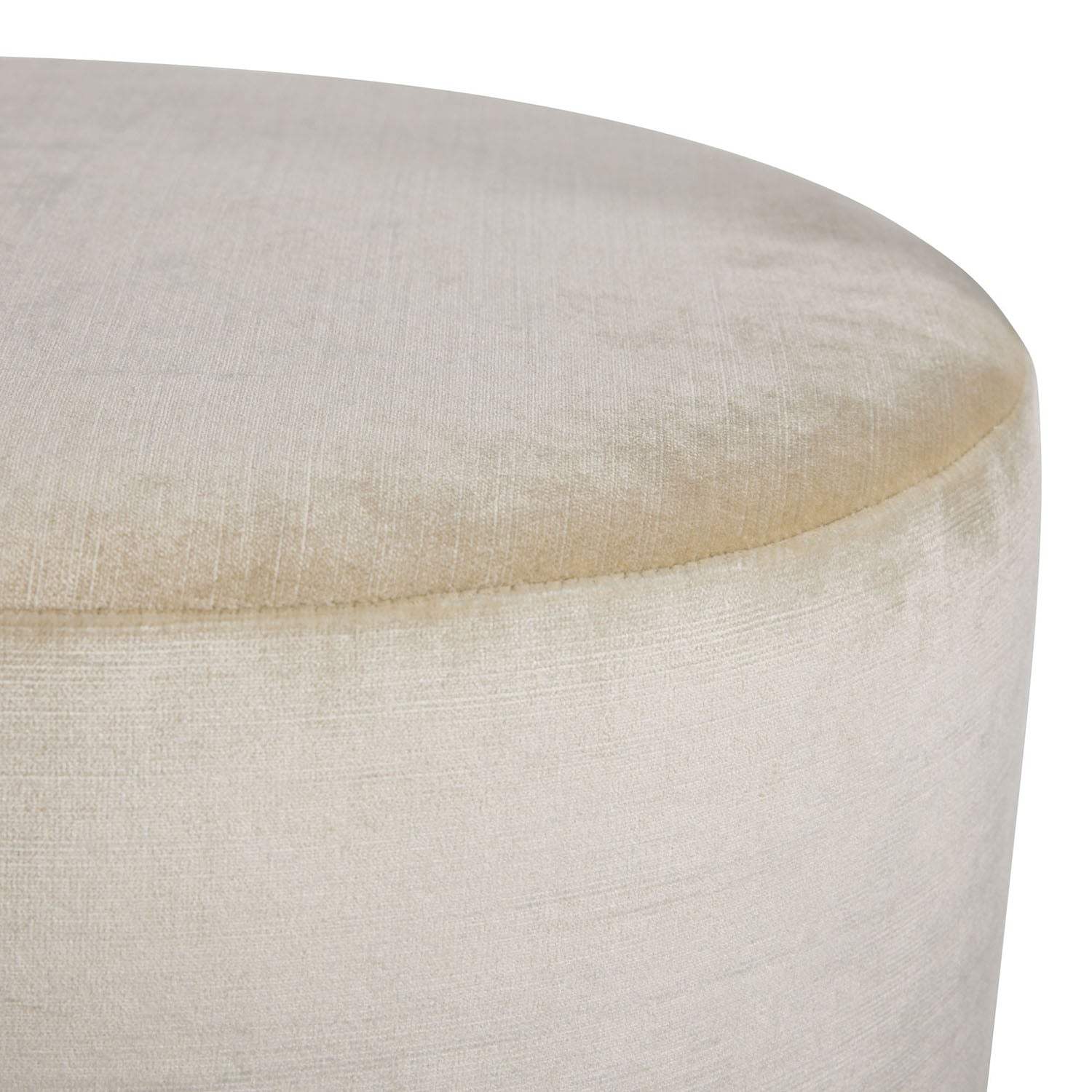 Arteriors Warby Sterling Velvet Ottoman