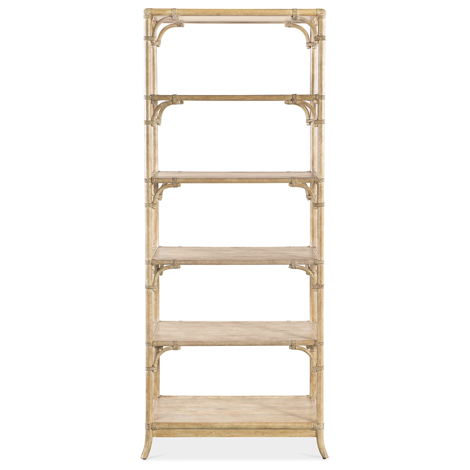 Hooker Furniture Retreat Pole Rattan Bookcase