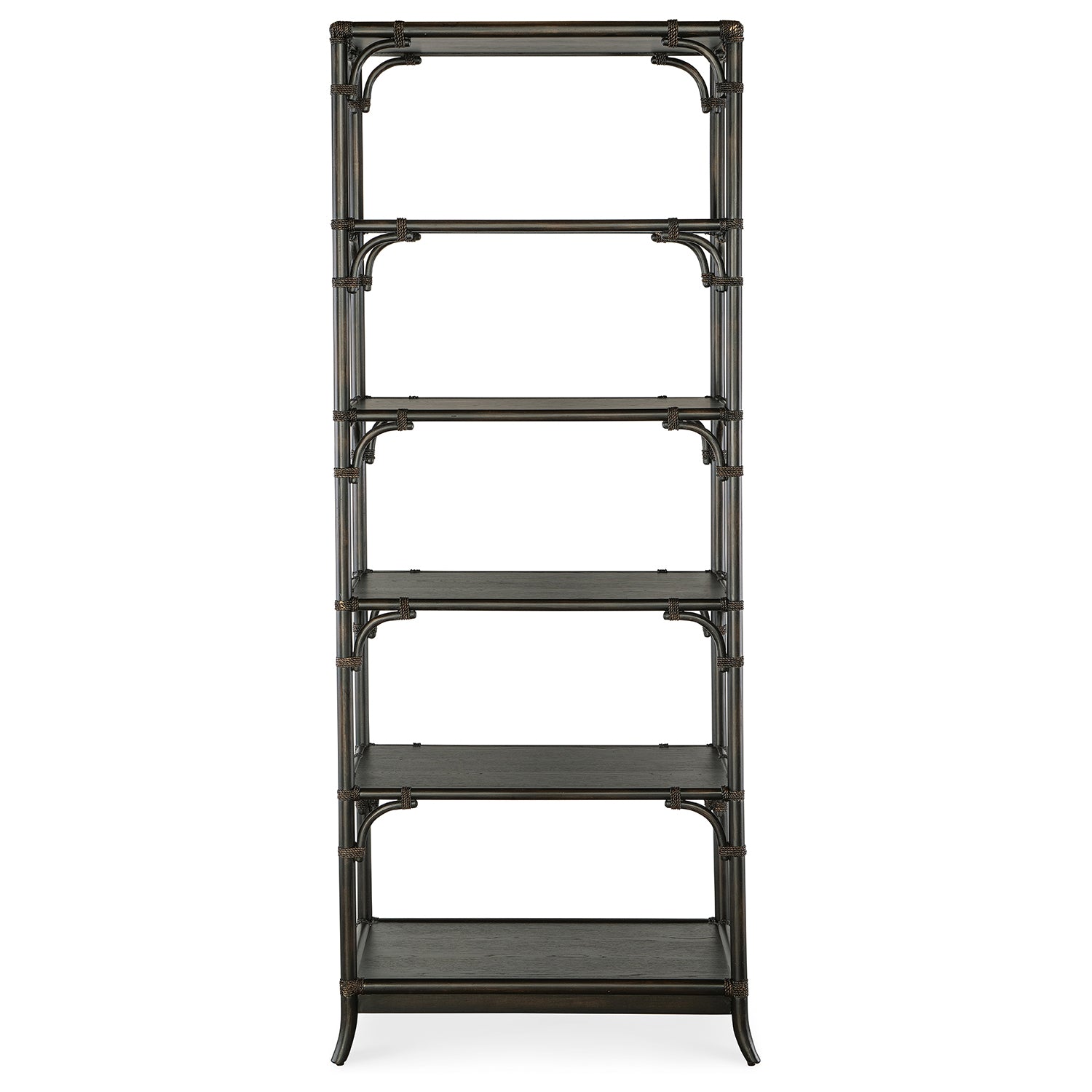 Hooker Furniture Retreat Pole Rattan Bookcase