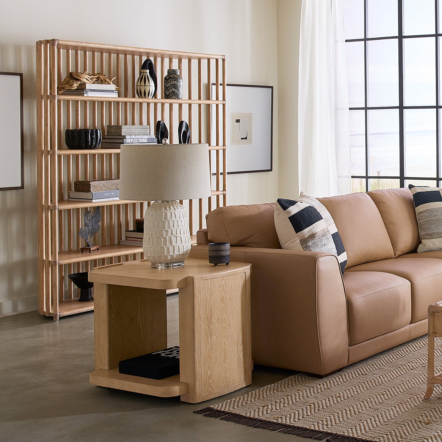 Hooker Furniture Retreat Slatted Bookcase